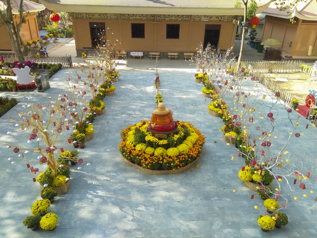 Series photos of activities preparing for the New Year 2020