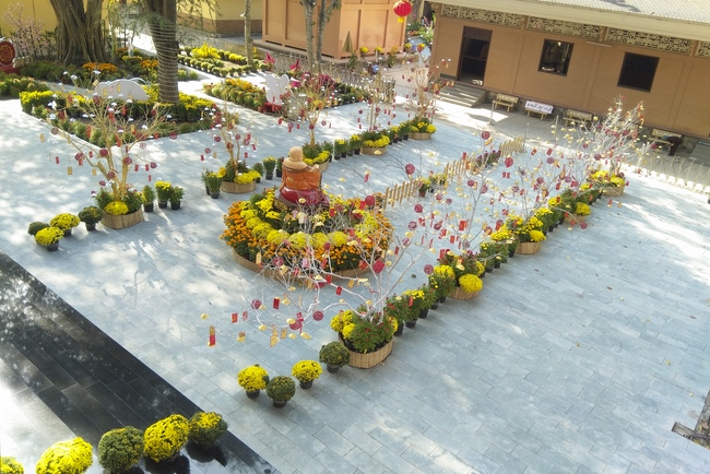 Series photos of activities preparing for the New Year 2020