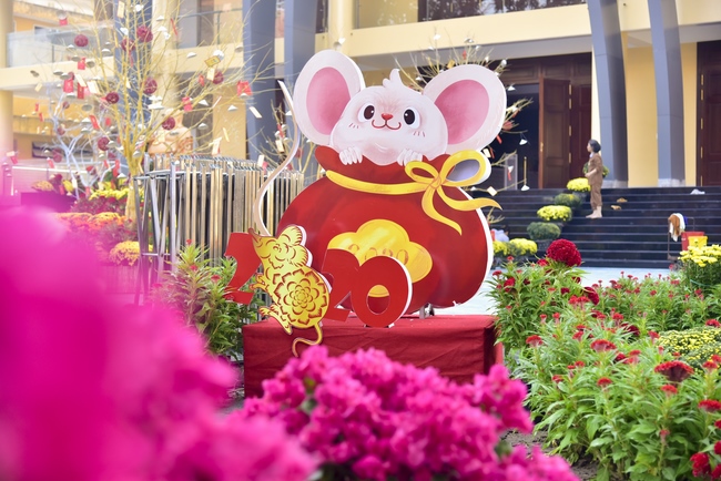 Series photos of activities preparing for the New Year 2020