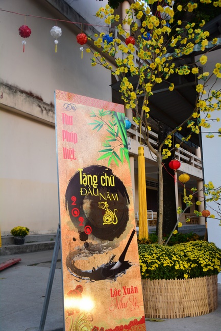 Series photos of activities preparing for the New Year 2020