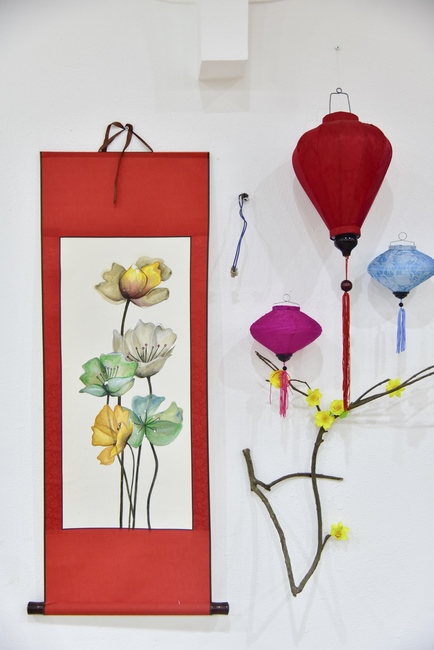 Series photos of activities preparing for the New Year 2020