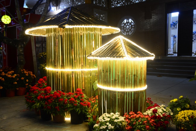 Series photos of activities preparing for the New Year 2020