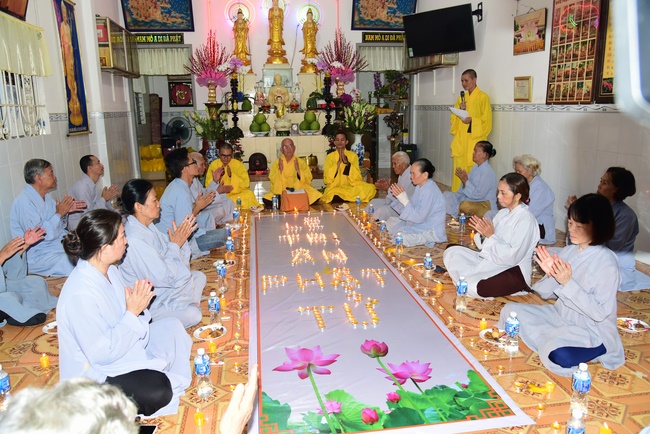 The Gratitude Ceremony at the Minh Chat retreat in Can Tho
