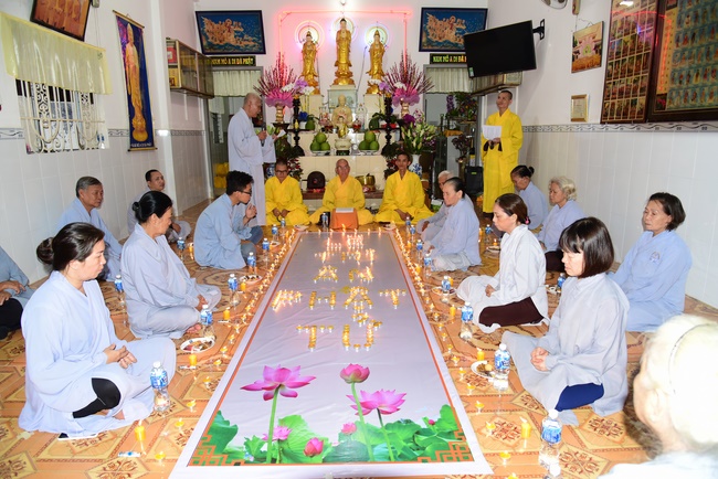 The Gratitude Ceremony at the Minh Chat retreat in Can Tho