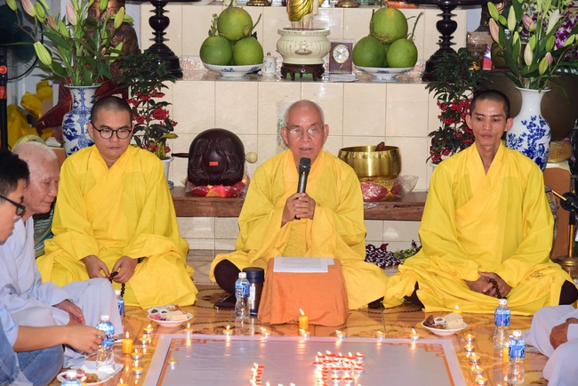 The Gratitude Ceremony at the Minh Chat retreat in Can Tho
