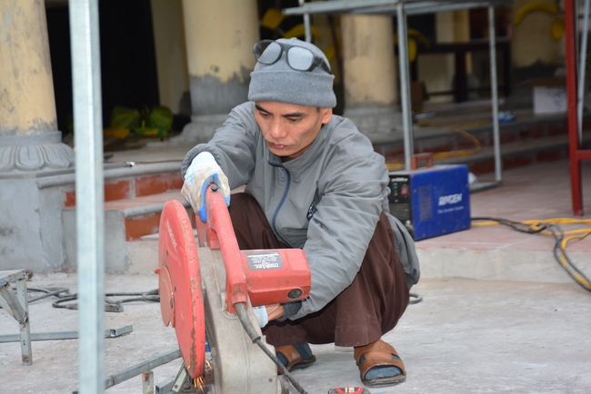 Welcoming the spring at Tay Khanh pagoda, Thai Binh
