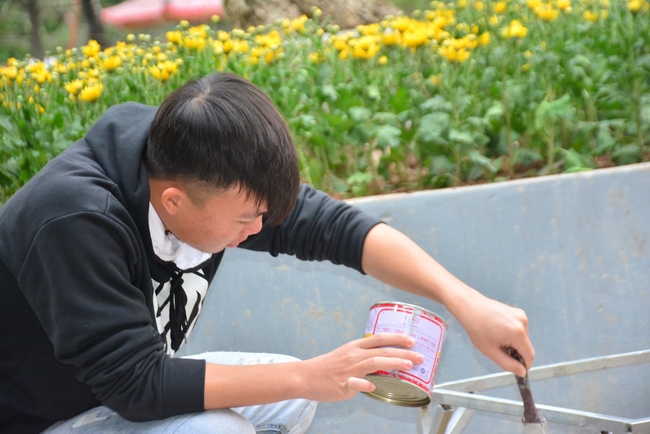 Welcoming the spring at Tay Khanh pagoda, Thai Binh