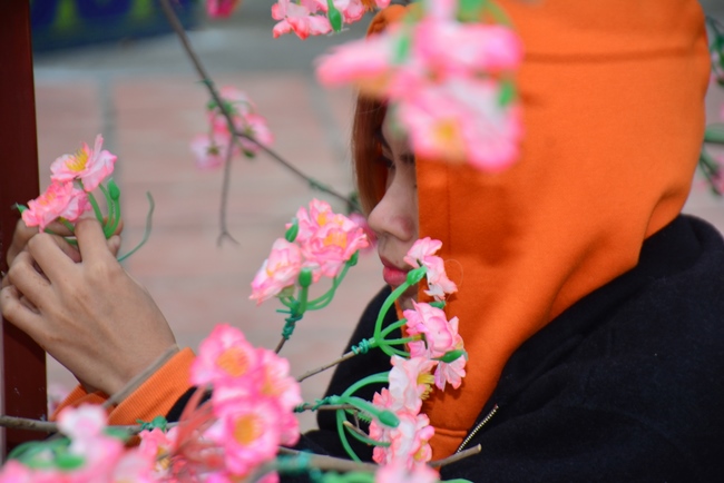 Welcoming the spring at Tay Khanh pagoda, Thai Binh