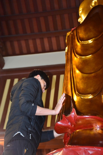 Welcoming the spring at Tay Khanh pagoda, Thai Binh