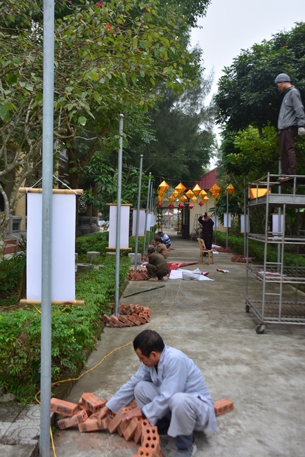 Welcoming the spring at Tay Khanh pagoda, Thai Binh