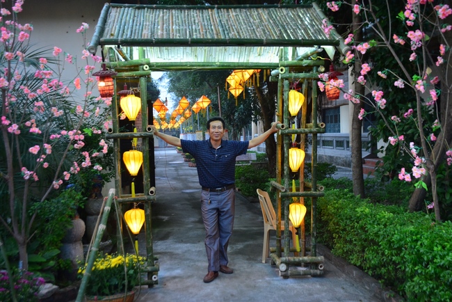 Welcoming the spring at Tay Khanh pagoda, Thai Binh