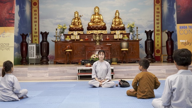 Khóa tu “Ươm Mầm Hoa Sen” chùa Đống Cao