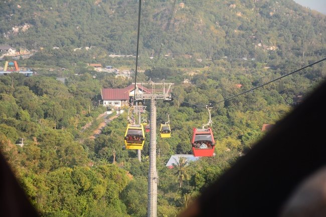 Sightseeing tour of prostrating the Buddha at beginning of the year.