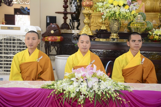 The Wedding Ceremony at the pagoda