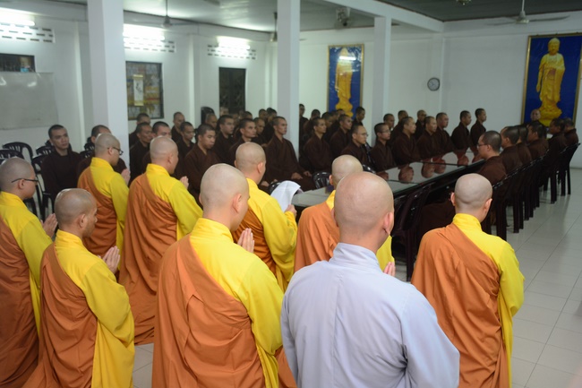 Examining before the fully ordination