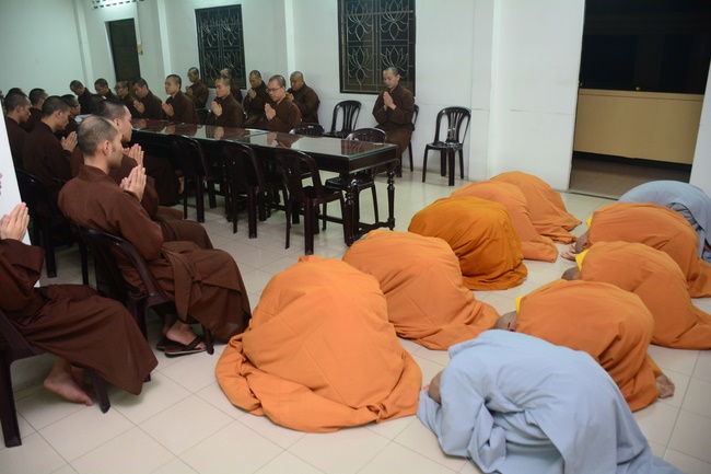 Examining before the fully ordination
