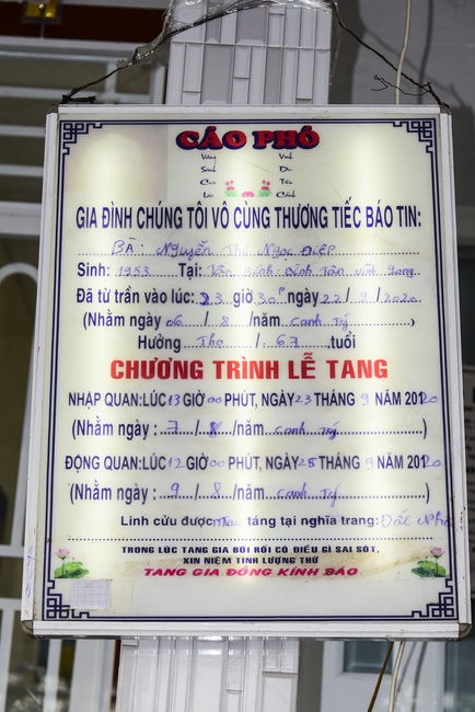 The rite praying for rebirth in Vinh Long