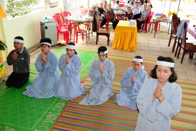 The rite praying for rebirth in Vinh Long