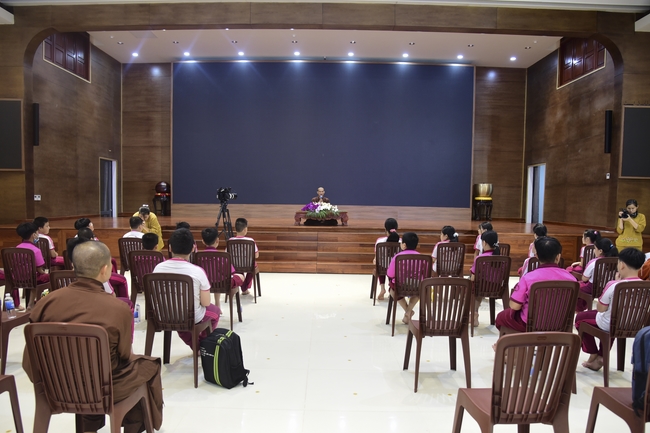Visiting Hoang Phap Pagoda of Hoa Binh Primary School - Secondary School - High School in Tan Phu.