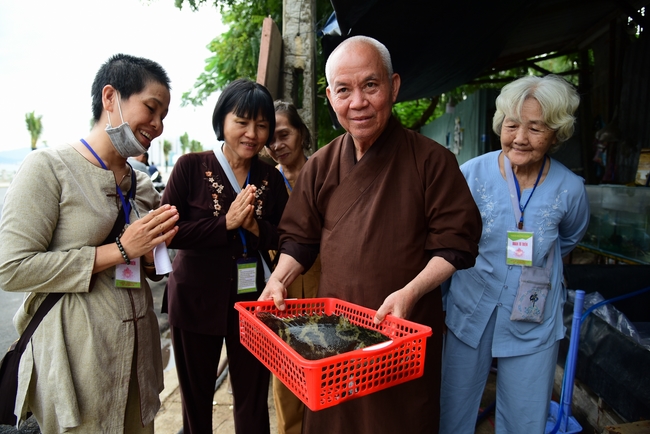 Cúng dường Tam bảo chùa Vĩnh Pháp và phóng sinh biển Nha Trang