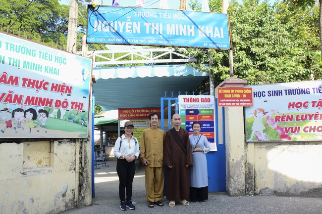 Donating books to Schools in HCMC