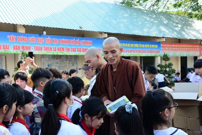 Donating books to Schools in HCMC