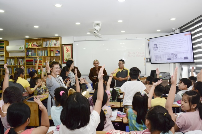 Donating books to Schools in HCMC