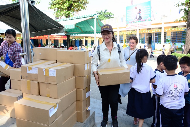 Donating books to Schools in HCMC