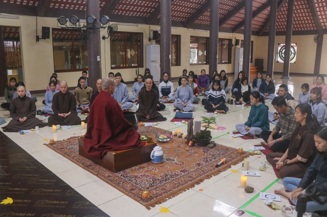 Khóa tu thiền trà “Về Để Lắng Nghe”, chùa Hòa Phúc