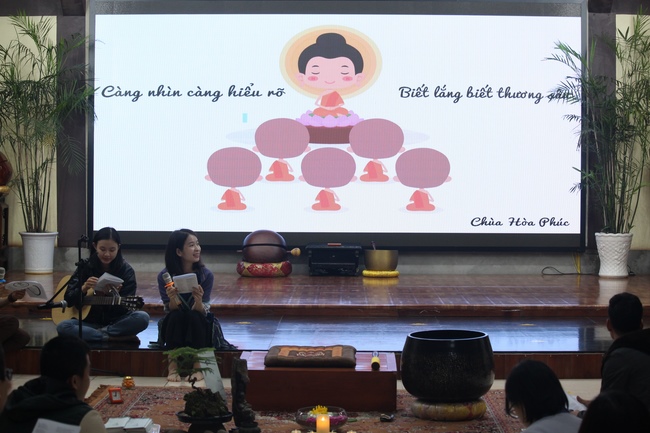 Khóa tu thiền trà “Về Để Lắng Nghe”, chùa Hòa Phúc