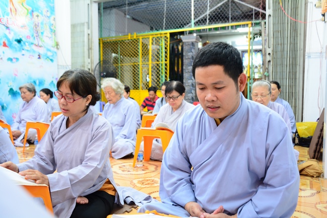 The rite offering for Monks in Can Tho City