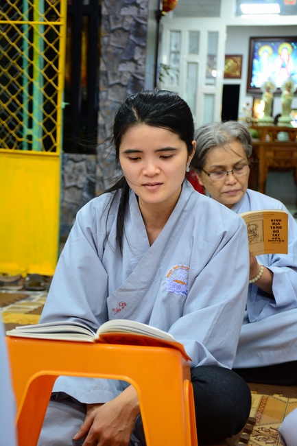 The rite offering for Monks in Can Tho City