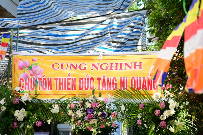 The rite offering for Monks in Can Tho City