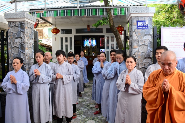 The rite offering for Monks in Can Tho City