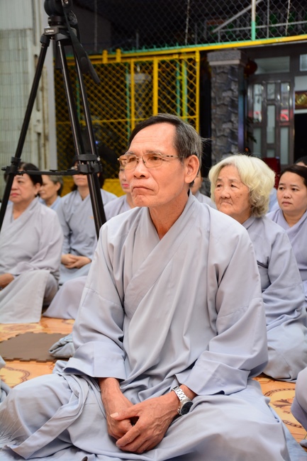 The rite offering for Monks in Can Tho City