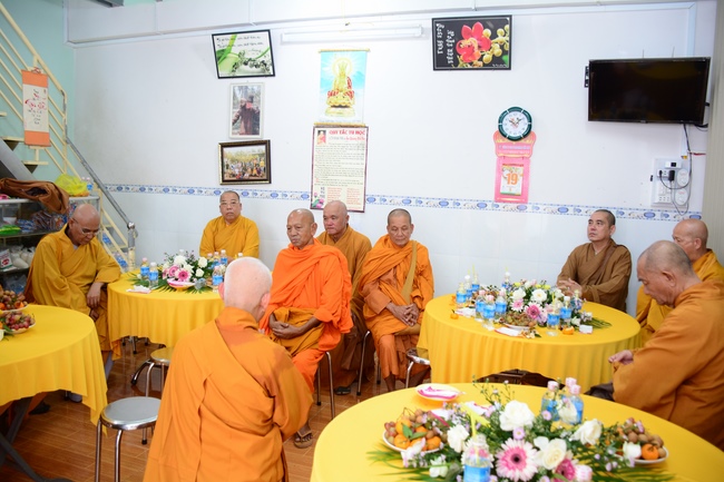 The rite offering for Monks in Can Tho City