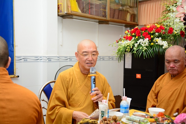 The rite offering for Monks in Can Tho City