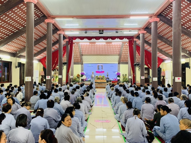 Lễ húy kỵ Cố Đại lão HT. Ngộ Chân Tử chùa Hòa Phúc