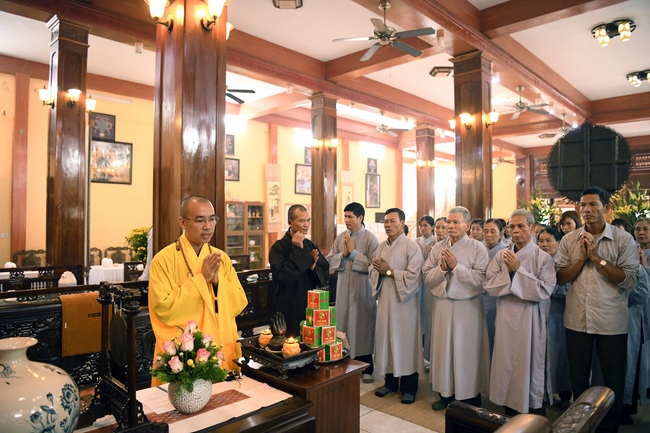 Lễ húy kỵ Cố Đại lão HT. Ngộ Chân Tử chùa Hòa Phúc