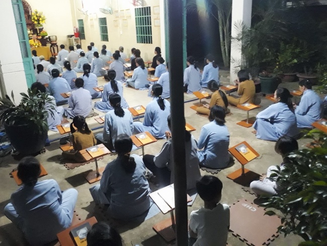 Repentant Ceremony at Suoi Phap Pagoda, Tay Ninh