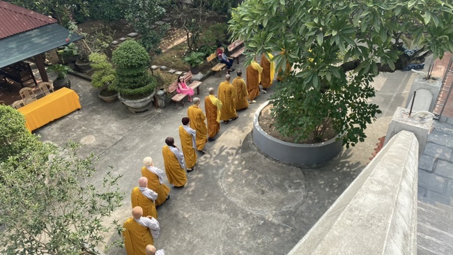 The Founder 's death anniversary at Tây Khánh Pagoda in Thái Bình Province