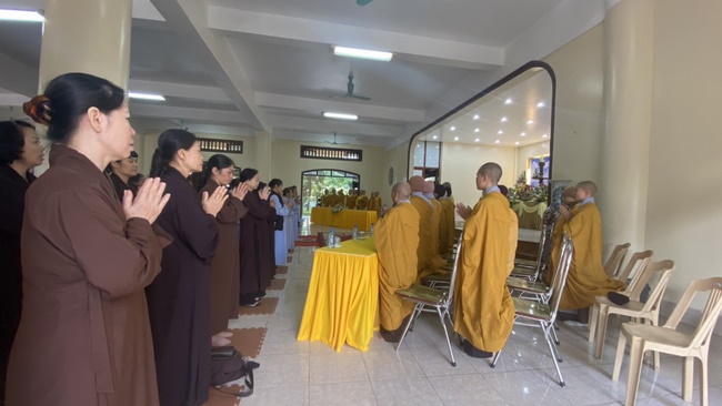 The Founder 's death anniversary at Tây Khánh Pagoda in Thái Bình Province