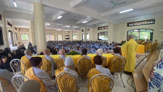 The Founder 's death anniversary at Tây Khánh Pagoda in Thái Bình Province