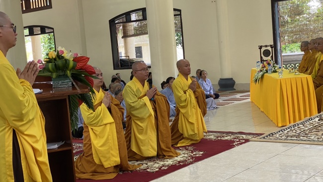 The Founder 's death anniversary at Tây Khánh Pagoda in Thái Bình Province