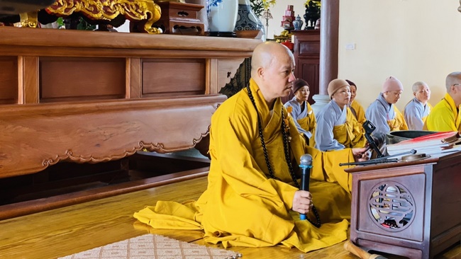The Founder 's death anniversary at Tây Khánh Pagoda in Thái Bình Province