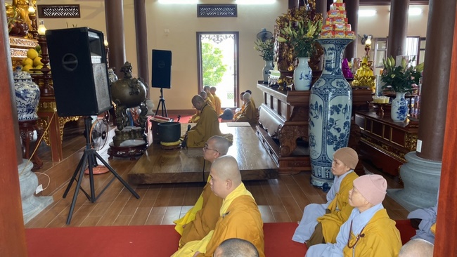 The Founder 's death anniversary at Tây Khánh Pagoda in Thái Bình Province