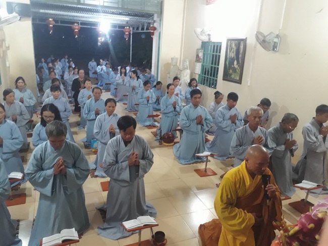 Repentant Ceremony at Suoi Phap Pagoda, Tay Ninh