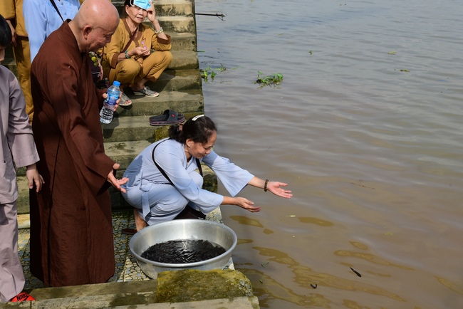 Repentant Ceremony at Minh Chat vihara  and offering Phuoc Long pagoda in Can Tho