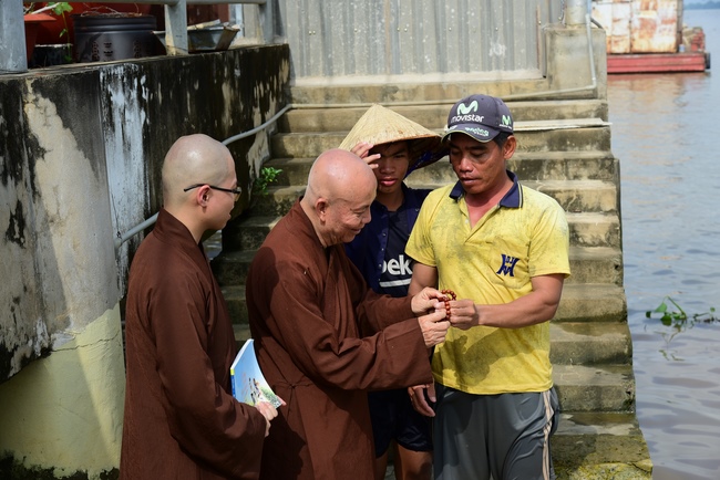 Repentant Ceremony at Minh Chat vihara  and offering Phuoc Long pagoda in Can Tho