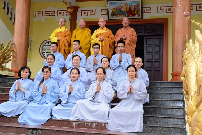 Repentant Ceremony at Minh Chat vihara  and offering Phuoc Long pagoda in Can Tho
